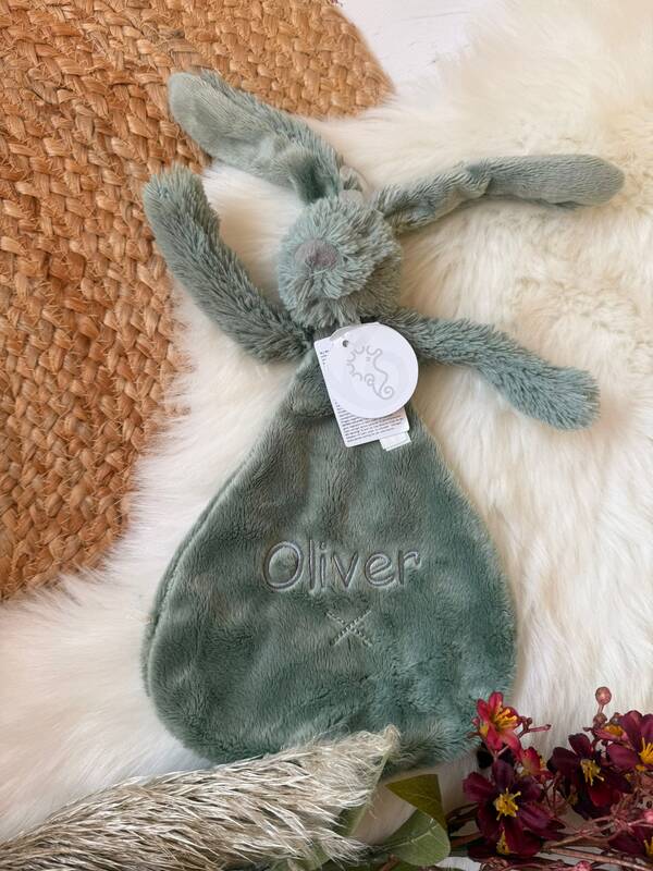 Happy Horse Rabbit Richie knuffeldoekje met naam