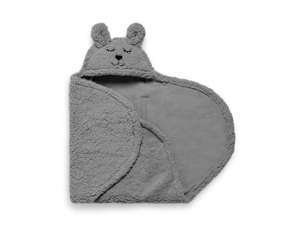 Jollein Wikkeldeken Bunny - Storm Grey 2