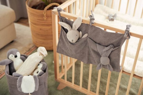 Jollein boxopbergzak corduroy - Storm Grey