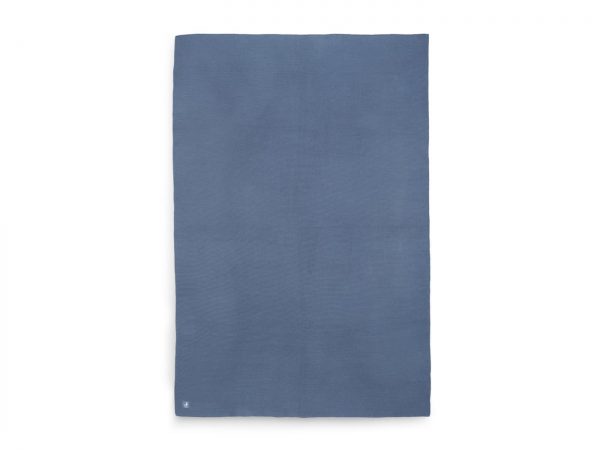 Jollein deken gebreid - jeans blue 3