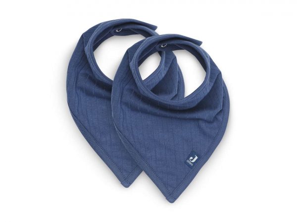 Jollein Slab bandana Basic stripe - jeans blue 1