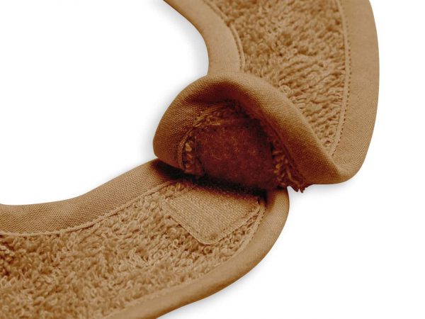 Jollein badstof slabbertje - caramel 1