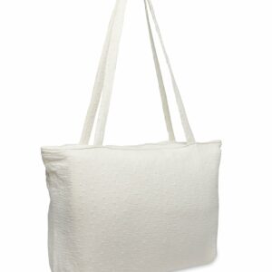 Jollein Shopper Embroidery Ivory eventueel met naam geborduurd