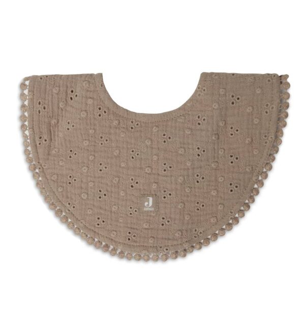 Jollein Slab Rond Embroidery Biscuit 1