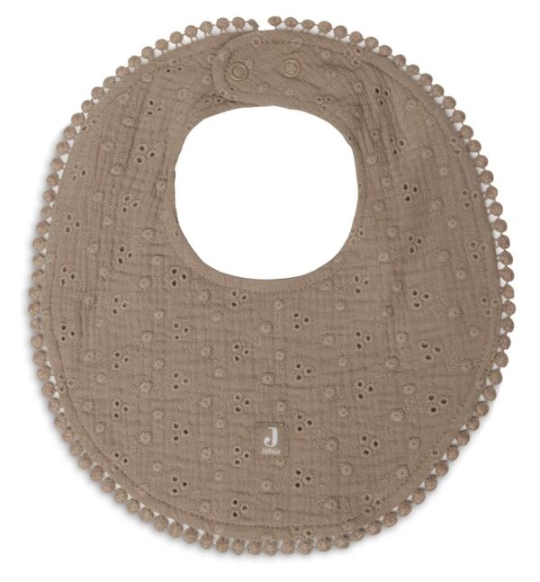 Jollein Slab Rond Embroidery Biscuit 2