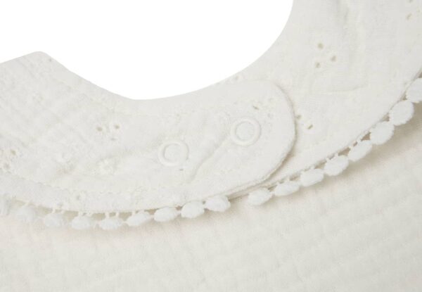 Jollein Slab Rond Embroidery Ivory 3