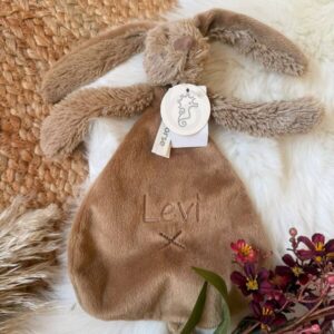Happy Horse Rabbit Richie knuffeldoekje met naam - Clay 1