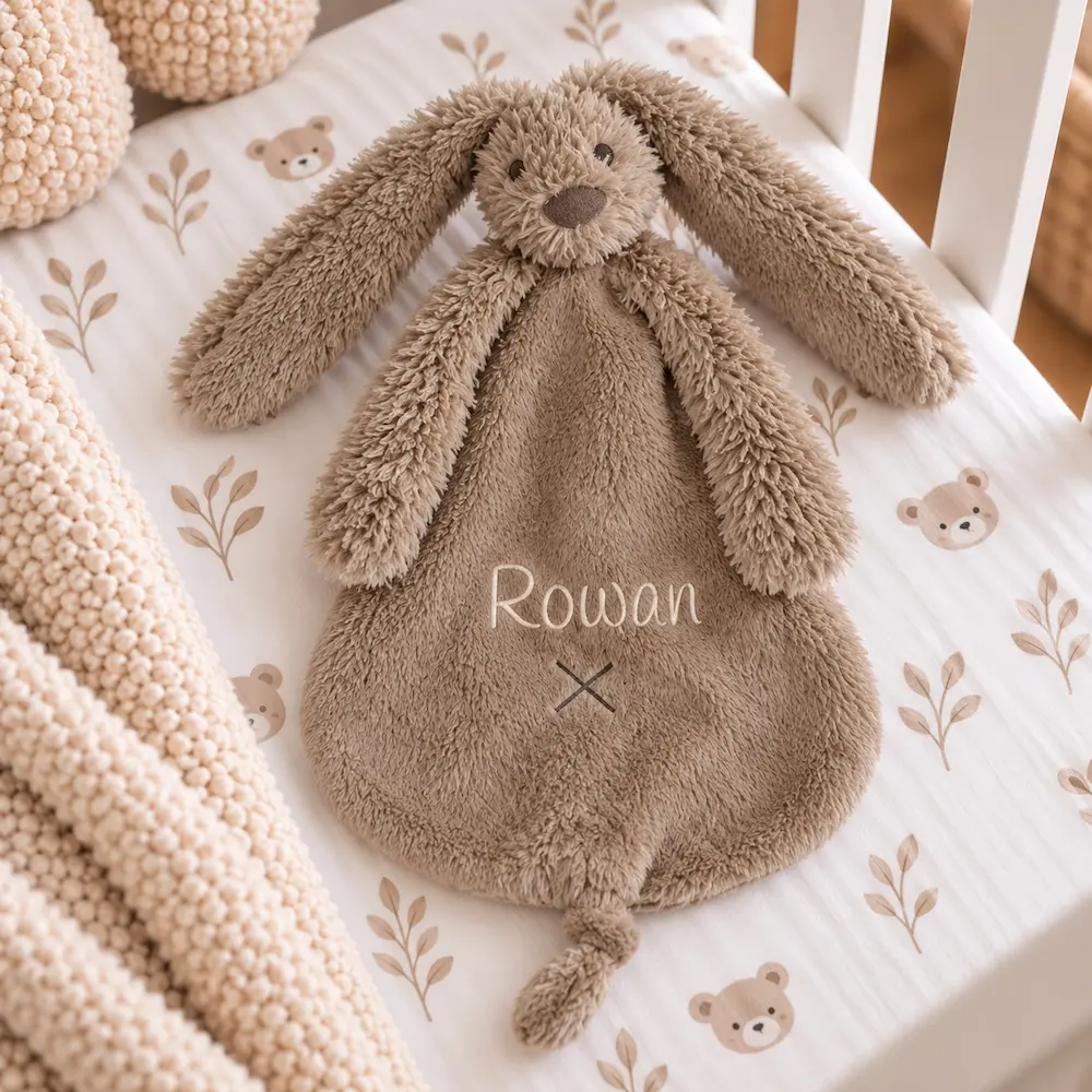 Happy Horse Rabbit Richie knuffeldoekje met naam - Clay 2