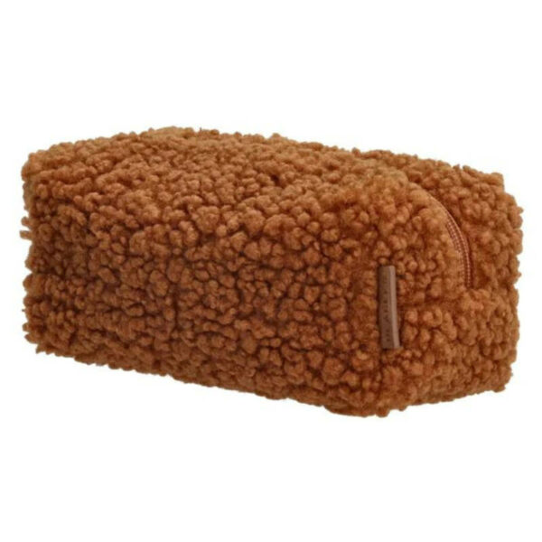 Beagles Etui Navarra Teddy met naam geborduurd - in camel 1