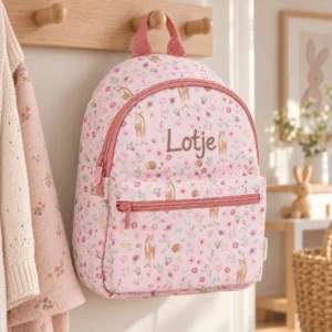 Little Dutch rugtasje met naam geborduurd - Fairy Garden 3