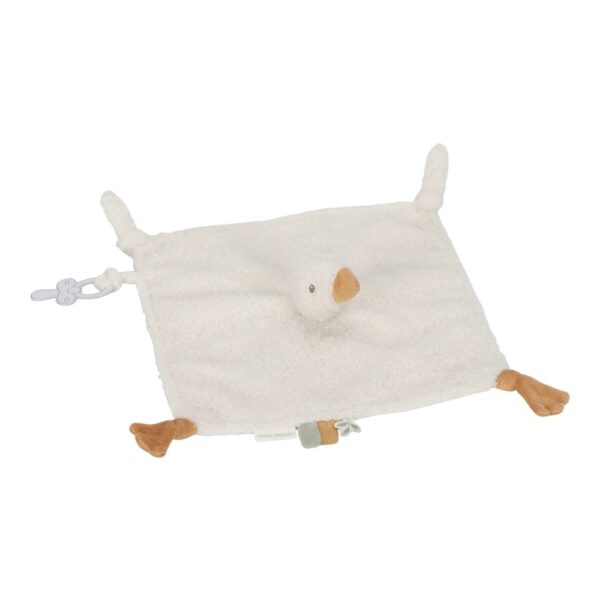 Little Dutch Knuffeldoekje Little Goose met naam geborduurd 1