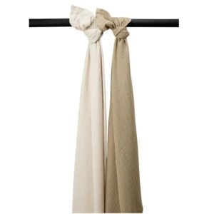 Meyco Hydrofieldoek XL met naam geborduurd - soft sand-taupe