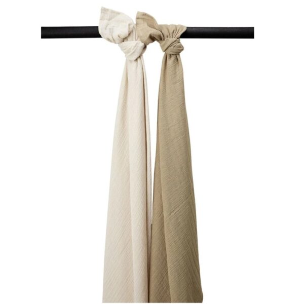 Meyco Hydrofieldoek XL met naam geborduurd - soft sand-taupe
