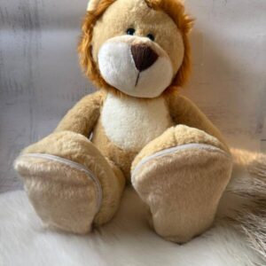 Geboorte Leeuw met naam geborduurd - met afritsbare zooltjes