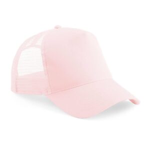 Kinderpet met naam geborduurd - roze 1