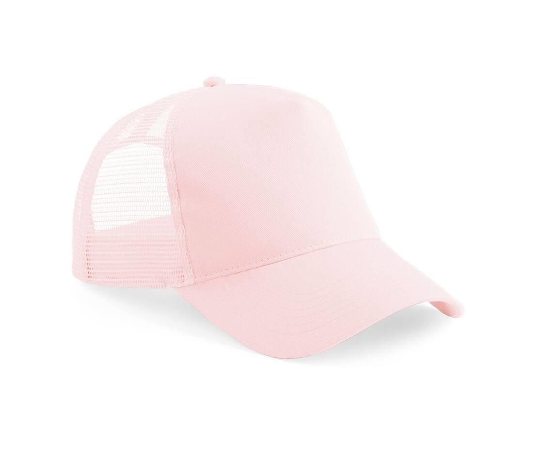 Kinderpet met naam geborduurd - roze 1