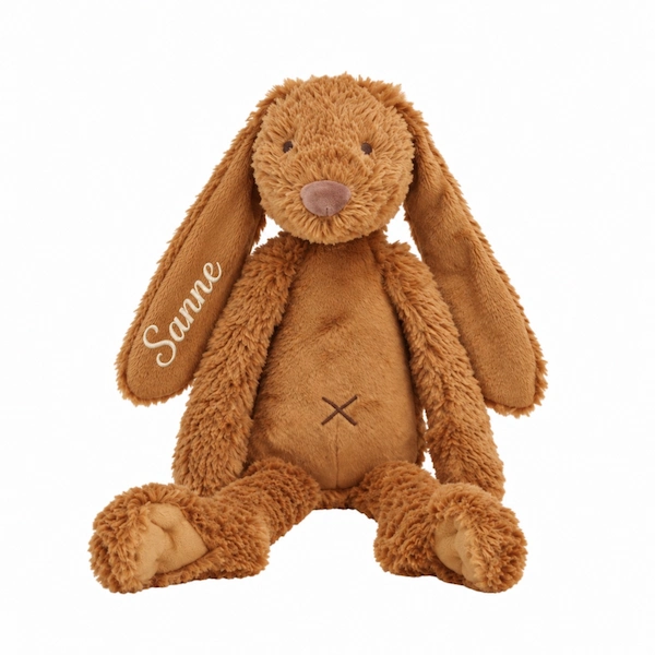Happy Horse Rabbit Richie met naam geborduurd - caramel 2
